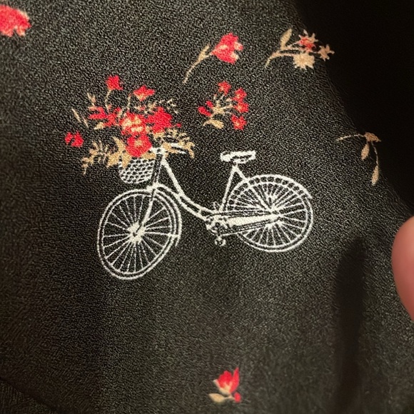 Lovely bike detail jacket. Lightweight. Size 1X. Torrid size 1. - Picture 2 of 5